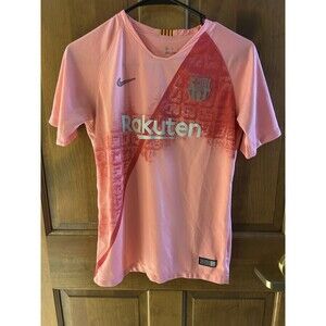 Arther Melo Nike Rakuten Barcelona Soccer Jersey Pink Futbol See Pics for Size